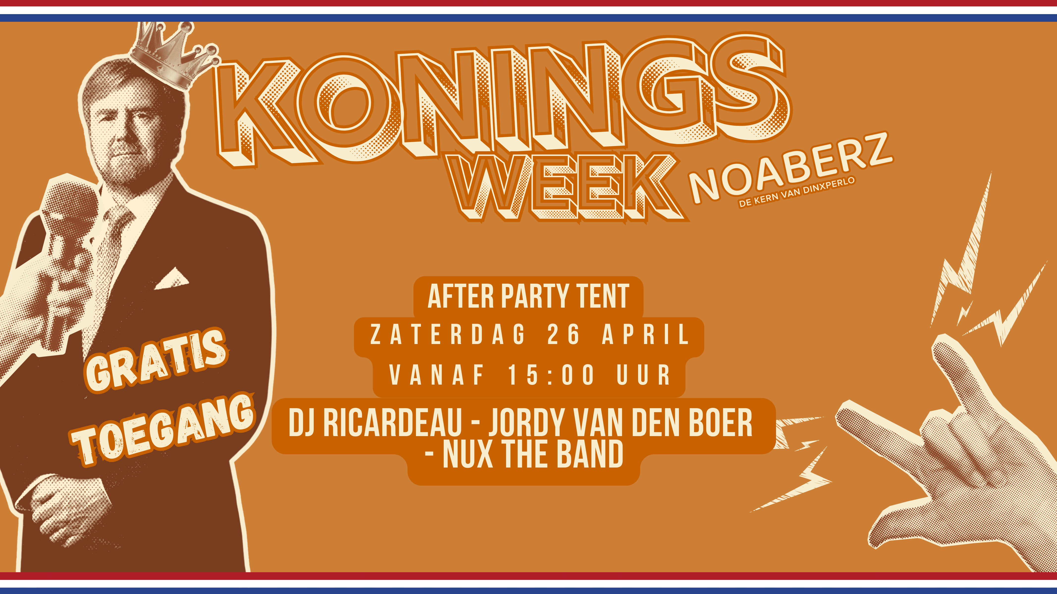 Koningsweek Afterparty tent Noaberz